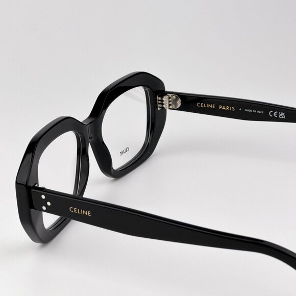 Celine 3 DOTS CL50156I Eyeglasses – Black Rectangle Frame | Model 001 - Picture 7 of 9